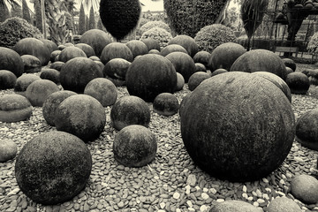 group of round stones