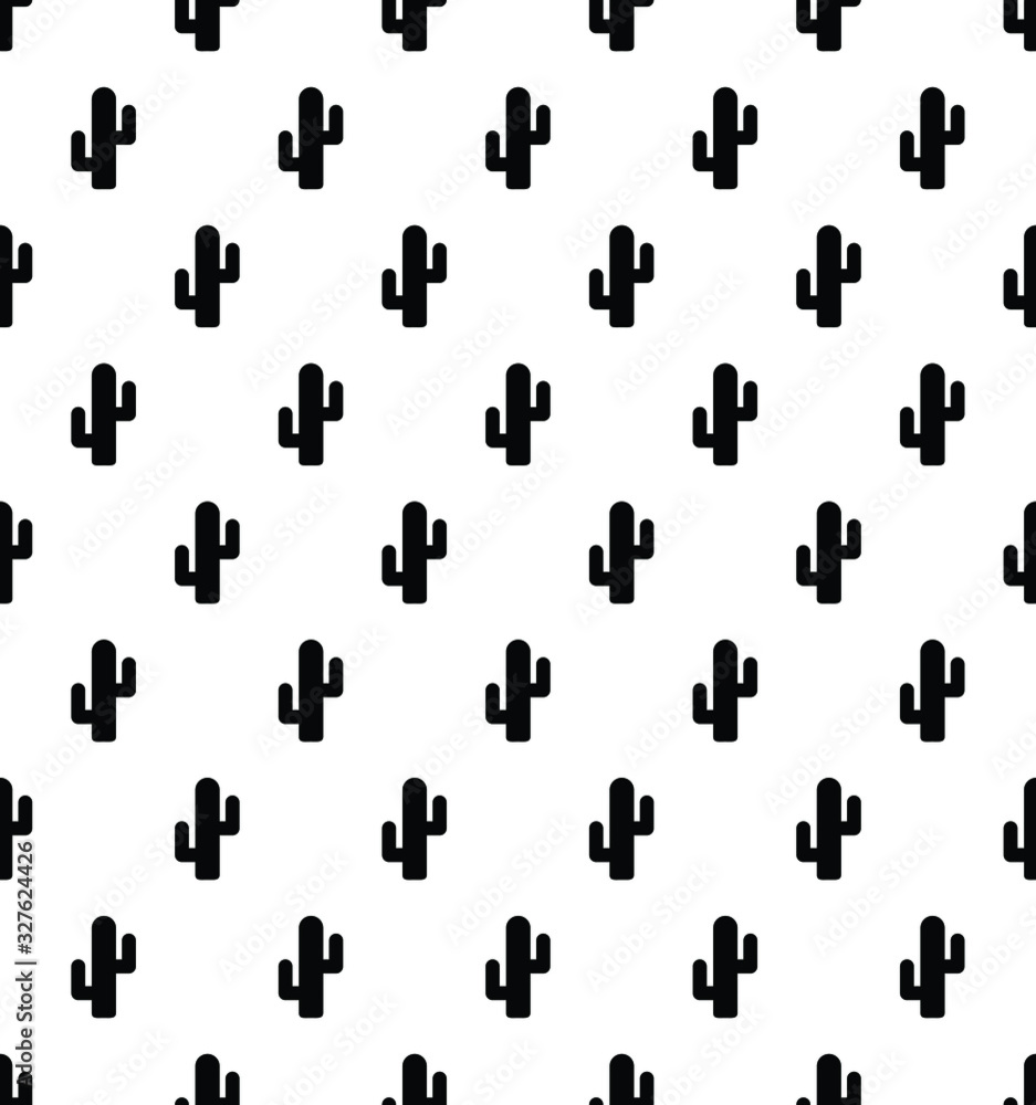 Aufkleber background with cactus . cactus seamless pattern vector
