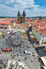 Obraz premium The Church of Mother of God before Tyn in Prague, Czech Republic.