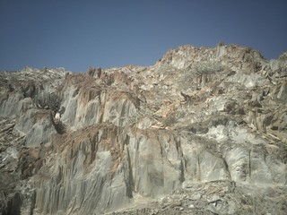Fototapeta na wymiar View of desert rocks