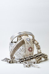 Beautiful accessory for woman happy