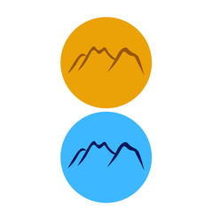 DESIGN HILLS ICONS IN 2 COLOR VARIANTS, ON WHITE