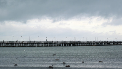 Sopot pier from distance