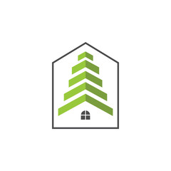 Building, Construction, Real Estate Logo Template Vector Icon.