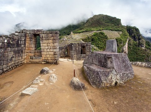 Machu Picchu, Intihuatana stone,