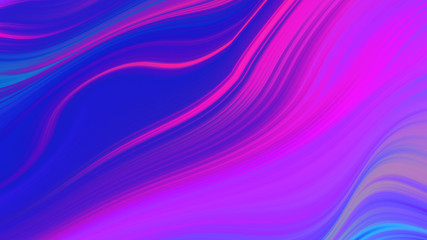 Abstract pink blue gradient wave  background. Neon light curved lines and geometric shape with colorful graphic design.