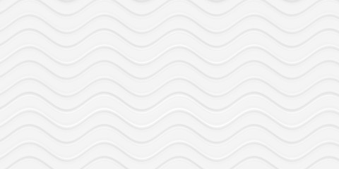 Abstract white gray color wave line pattern texture background with space for concept modern design Technology business.