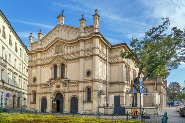 Fototapeta Tempel Synagogue, Krakow, Poland obraz