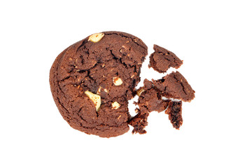 Broken chocolate cookies