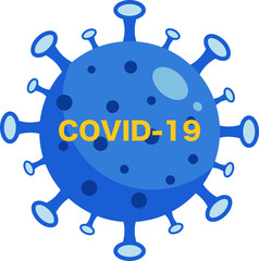 Corona virus or COVID-19, new virus from Wuhan, China in 2019. Vector of Corona disease outbreak situation concept.