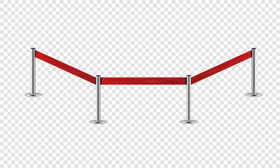 Silver barrier, fencing.