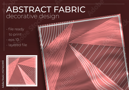 Download Abstract Fabric Decorative Design With Realistic Mock Up For Printing Production Hijab Scarf Pillow Etc Wall Mural Arniko