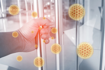Corona virus , COVID-19, 2019-nCoV, The germ spread from person to person through direct physical contact