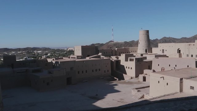 Panorama of Bahla Fort in Oman