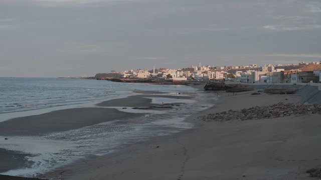 Beach front of Sur, Oman.