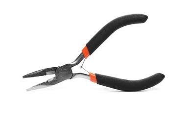 Obraz premium Metal pilers, nippers isolated on white background
