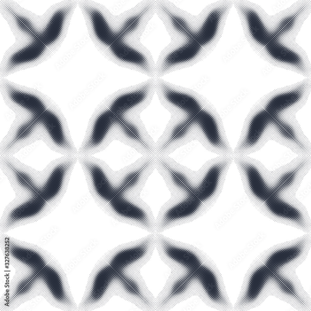 Poster abstract seamless pattern with geometric texture. pattern of repeating symmetrical shapes.