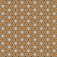 Fototapeta na wymiar Colorful seamless repeating tile pattern for modern interiors design, wallpaper, textile industry