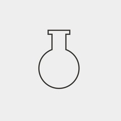 chemistry icon vector illustration and symbol for website and graphic design