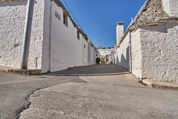 The traditional Trulli houses in Alberobello city, Apulia, Italy