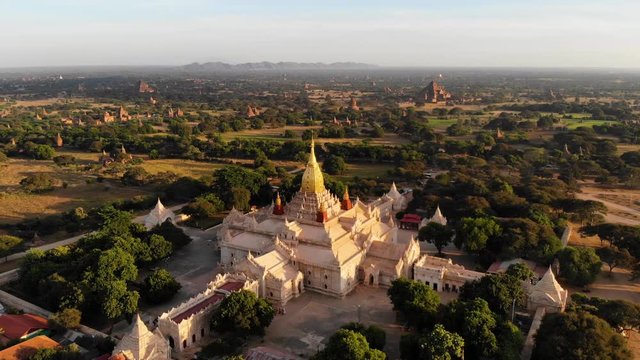 Aerial view of Ananda temple, Bagan, Myanmar