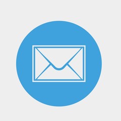 envelope icon vector illustration and symbol for website and graphic design