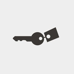 key icon vector illustration and symbol for website and graphic design