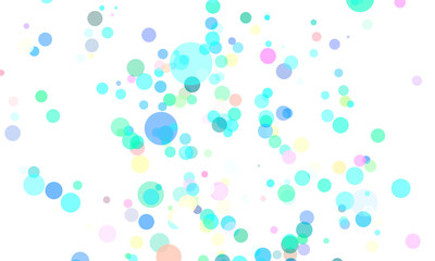 Abstract colored circles background.3D illustration. dots colorful.