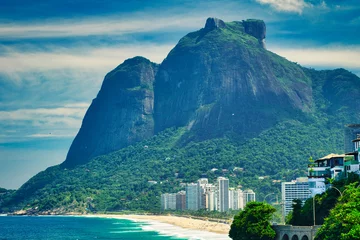 Fotobehang São Conrado at foothill of Pedra de Gavea  © kwphotog