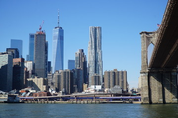 Fototapeta premium Panoramę Manhattanu
