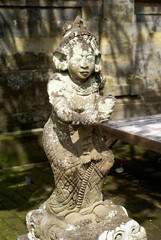 Architecture and sculpture of the island of Bali. Indonesia