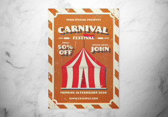 Carnival Event Flyer Layout