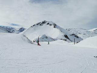 Fototapeta na wymiar Bad Gastein Schlossalm Austria Alps Ski