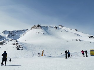 Fototapeta na wymiar Bad Gastein Schlossalm Austria Ski Alps