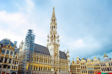 Fototapeta na wymiar Grand Place, skyline, Brussels, Belgium