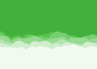 Abstract Color Clouds Sky Generative Art background illustration