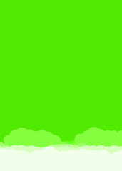 Obraz premium Abstract Color Clouds Sky Generative Art background illustration