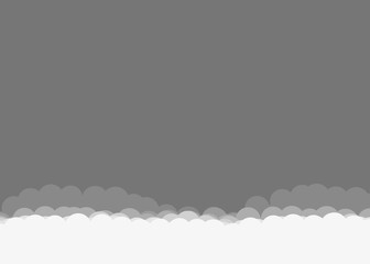 Abstract Color Clouds Sky Generative Art background illustration