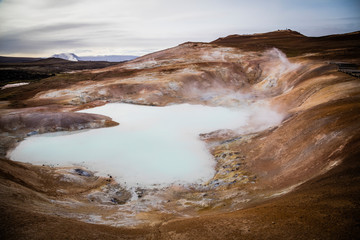 Leirhnjukur Krafla geothermal area, Iceland