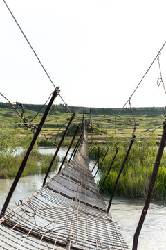 Fototapeta bridge over river