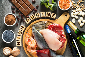 High purine foods
