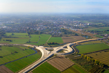 Autobahnbaustelle A26 bei Buxtehude