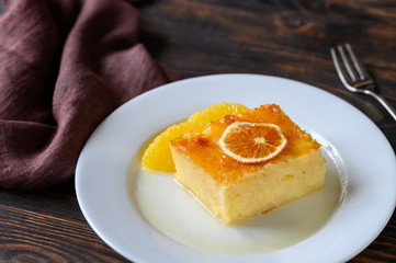 Portokalopita orange cake