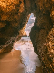 Photo sur Plexiglas Plage de Marinha, Algarve, Portugal Côte de l& 39 Algarve et plages au Portugal