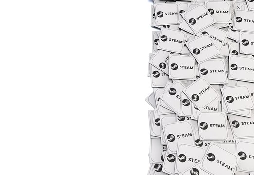 steam, social media background design