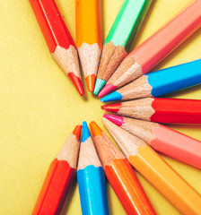 Fototapeta premium Pencils background