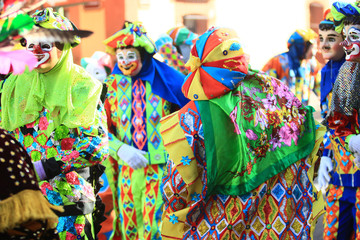 clowns are a very popular character in the mexican carnival