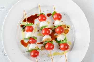 Caprese Salad skewers