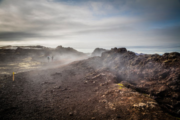 Leirhnjukur Krafla geothermal area, Iceland