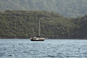 Marmaris Bay in the Aegean Sea. Turkey